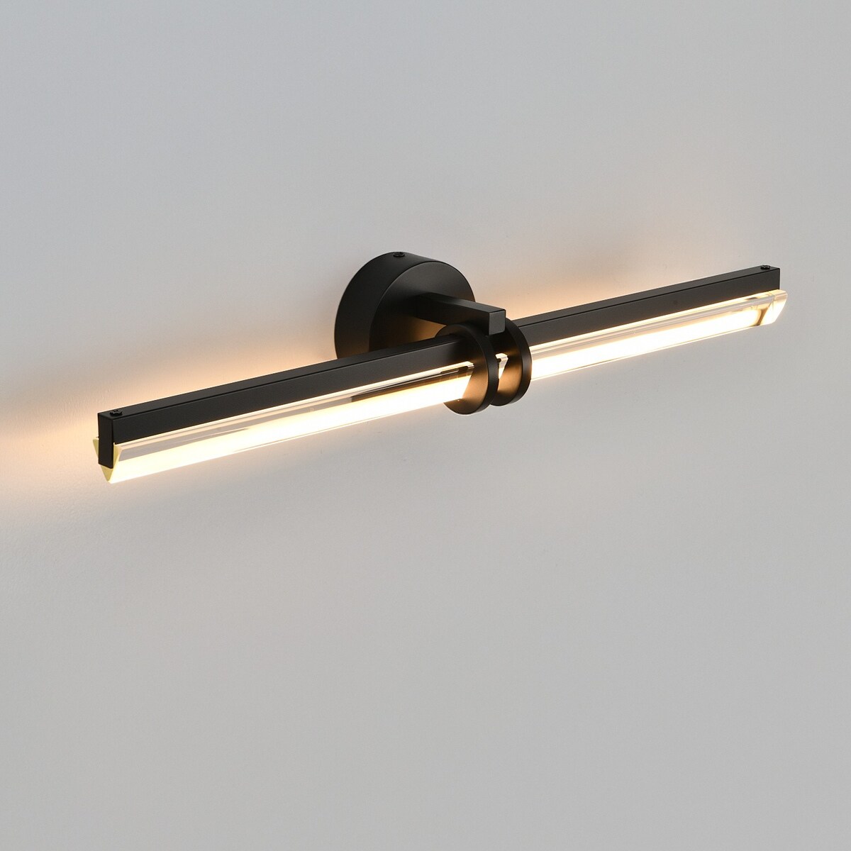 Lampa ścienna kinkiet LOVELY LED czarna 58 cm