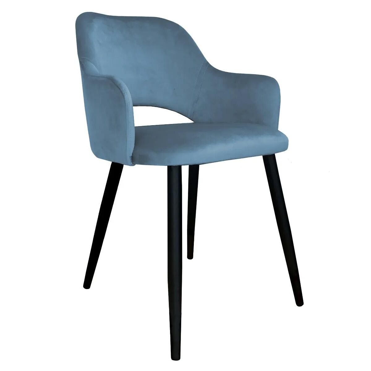 Krzesło NAPO BL VELVET szare