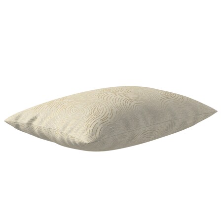 Poszewka Kinga na poduszkę prostokątną 47x28 beżowo-złoty wzór