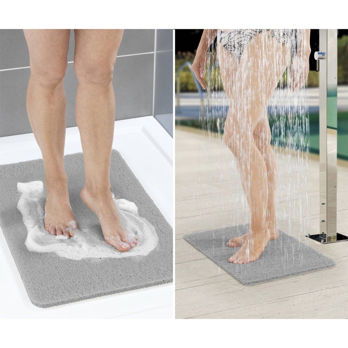 Szybkoschnąca mata wellness pod prysznic, 40 x 60 cm