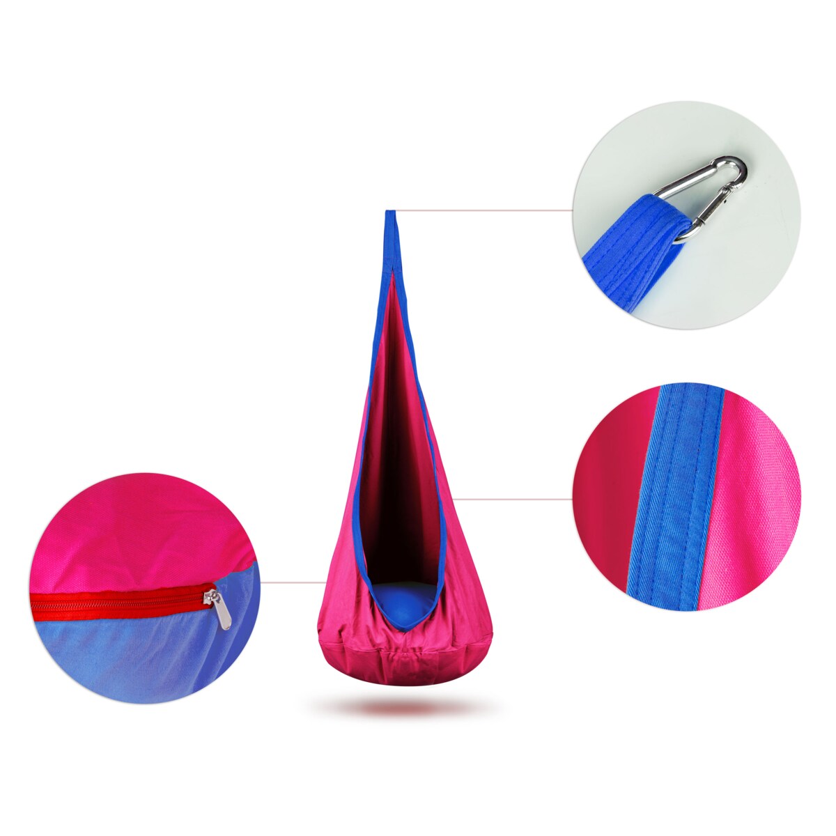 Kokon huśtawka bujak fotel wiszący dla dzieci Neo-Sport