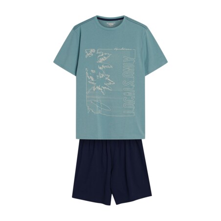 Piżama Surf 42598-77X Zielona Zielony, L