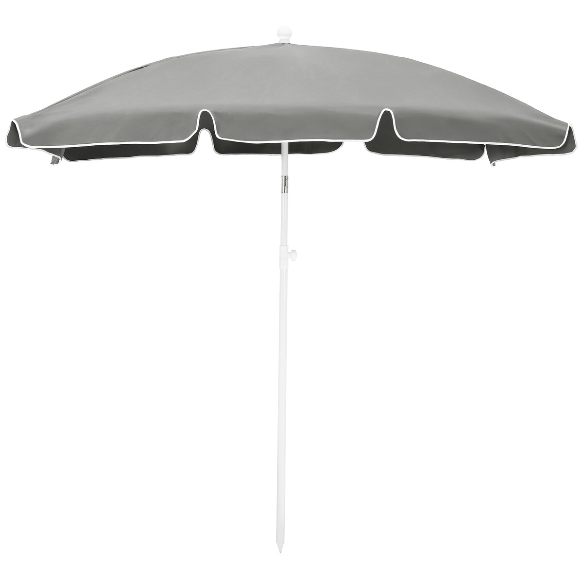 Parasol OGRODOWY plażowy UCHYLNY mocny średnica 200 cm łamany z uchwytem