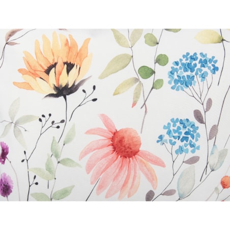 2 poduszki ogrodowe w kwiaty 45 x 45 cm wielokolorowe MONESI