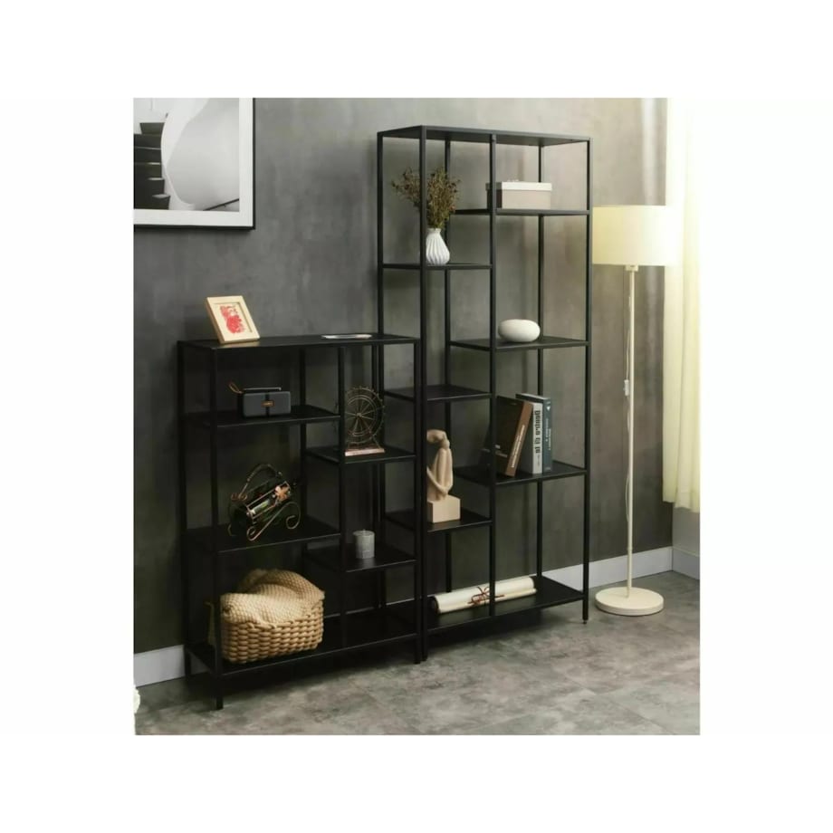 Regał na książki COSTA B czarny