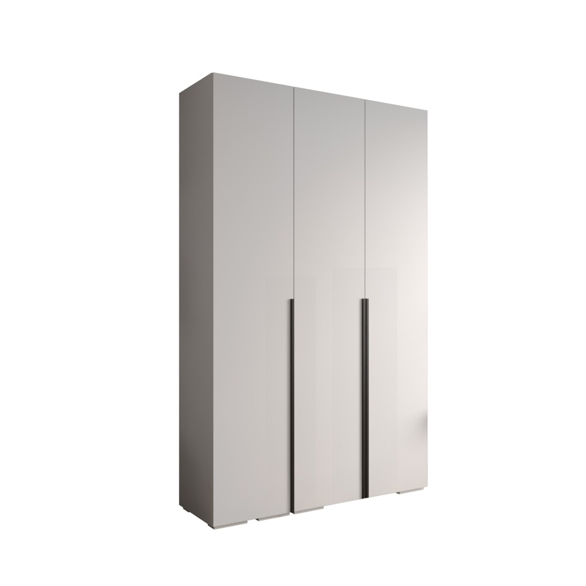 Szafa ubraniowa Garderoba INOVA 1 1,5SZ Biały+Czarny