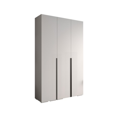 Szafa ubraniowa Garderoba INOVA 1 1,5SZ Biały+Czarny