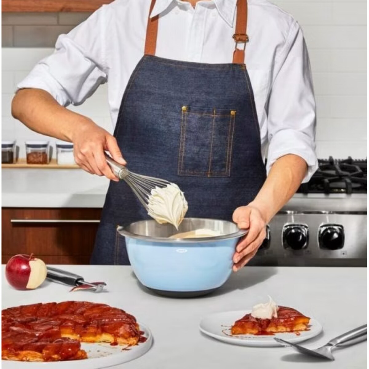 Trzepaczka stalowa Steel, 29 cm, Oxo