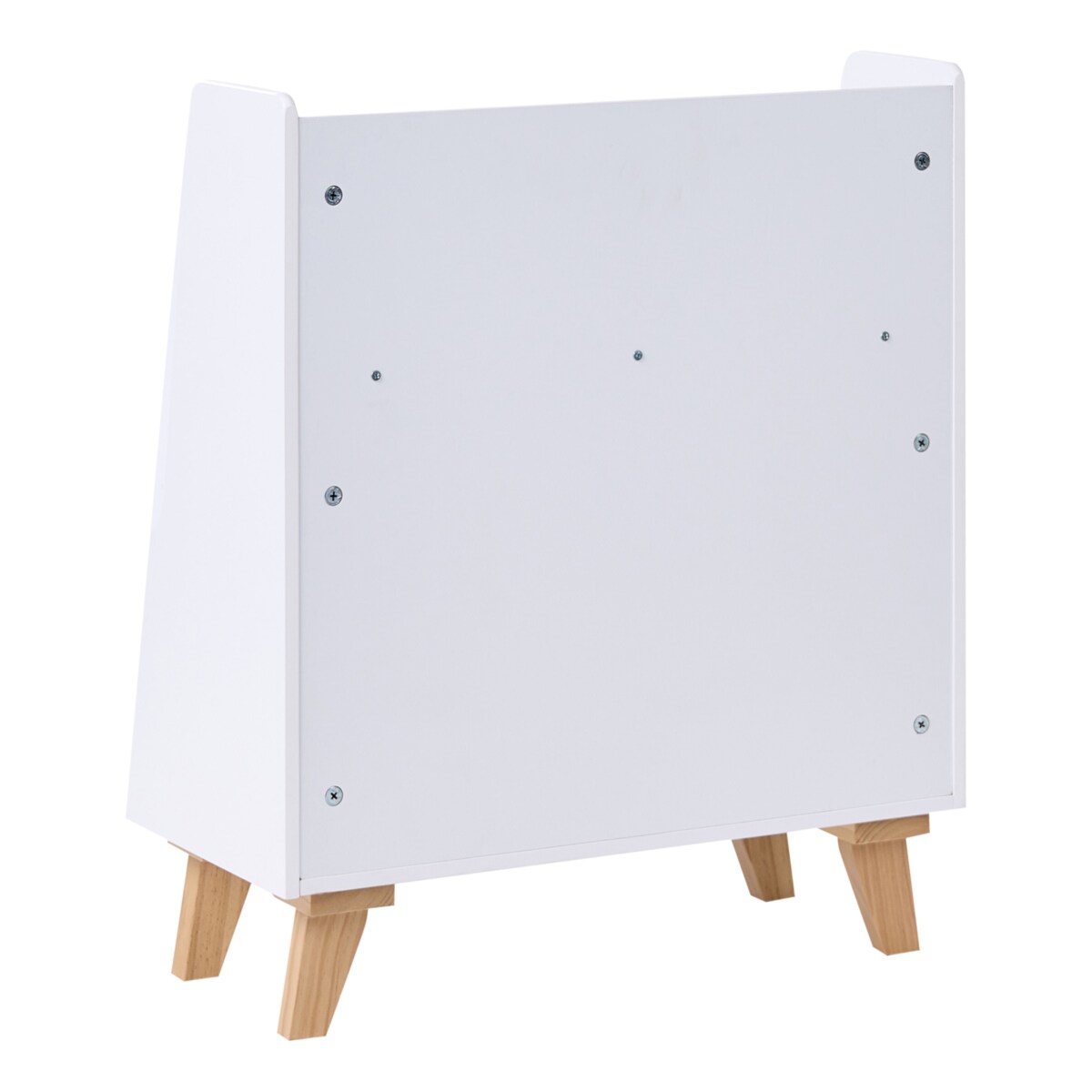 Regał na książki 2 półki JACKIT 72 cm Biały