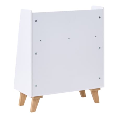 Regał na książki 2 półki JACKIT 72 cm Biały