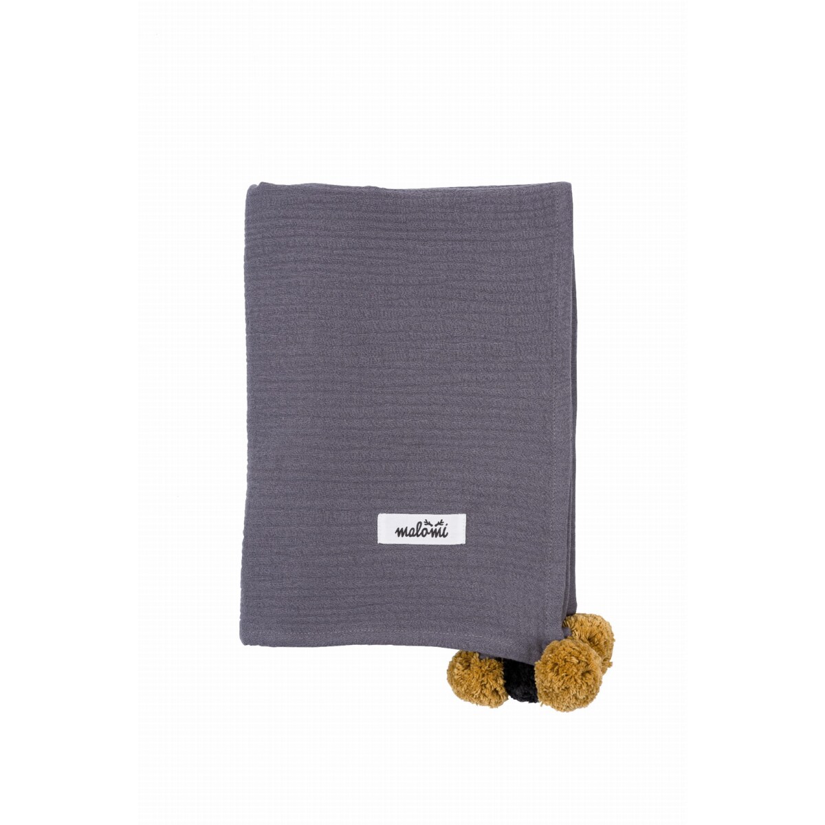 OTULACZ MUŚLINOWY POMPONY GREY