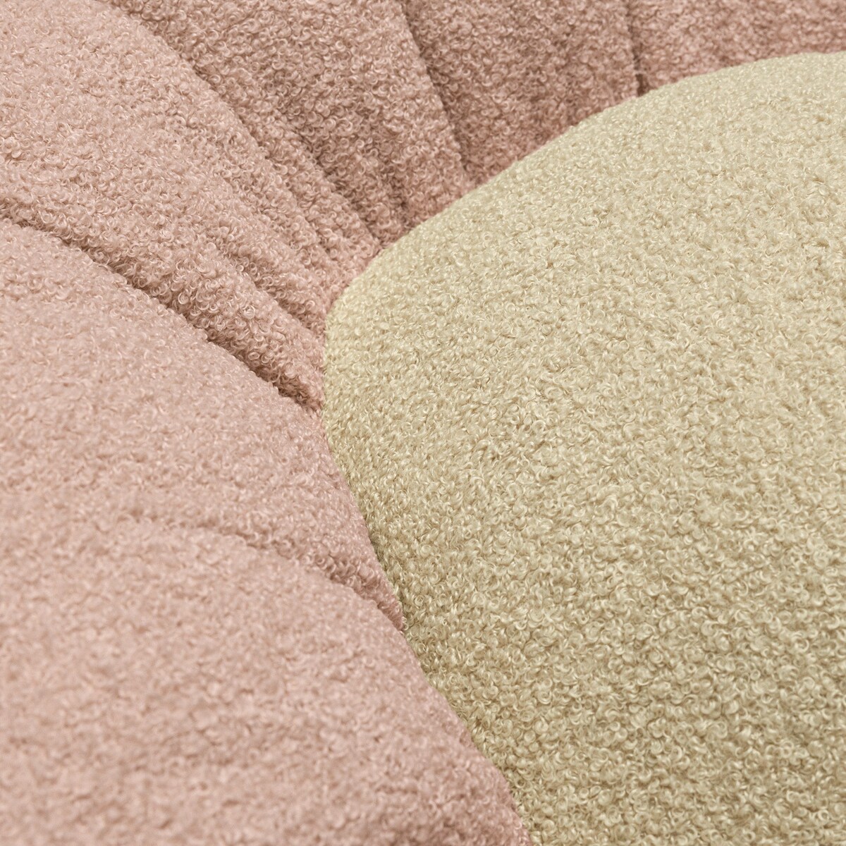 Poduszka kwiatek Mia II, różowy, 45 cm, Boucle