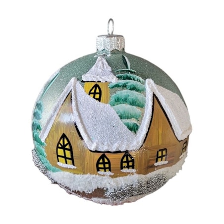 Bombka szklana 4 szt. CHIESA Ø 100 mm