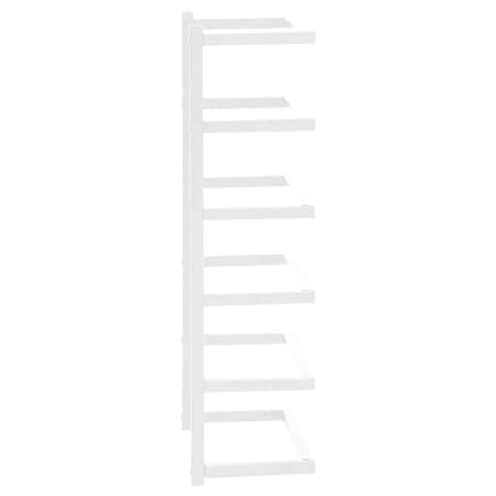 vidaXL Stojak na ręcznik, biały, 24x12x48 cm, stalowy