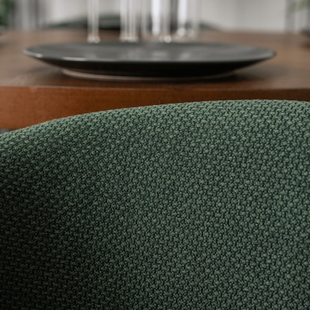 Krzesło Tapicerowane Loftowe Drewno Gięte GARY 2 Zielone Do Salonu Loft