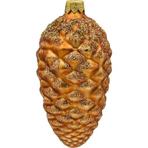 Bombka choinkowa: Szyszka brązowa: duża