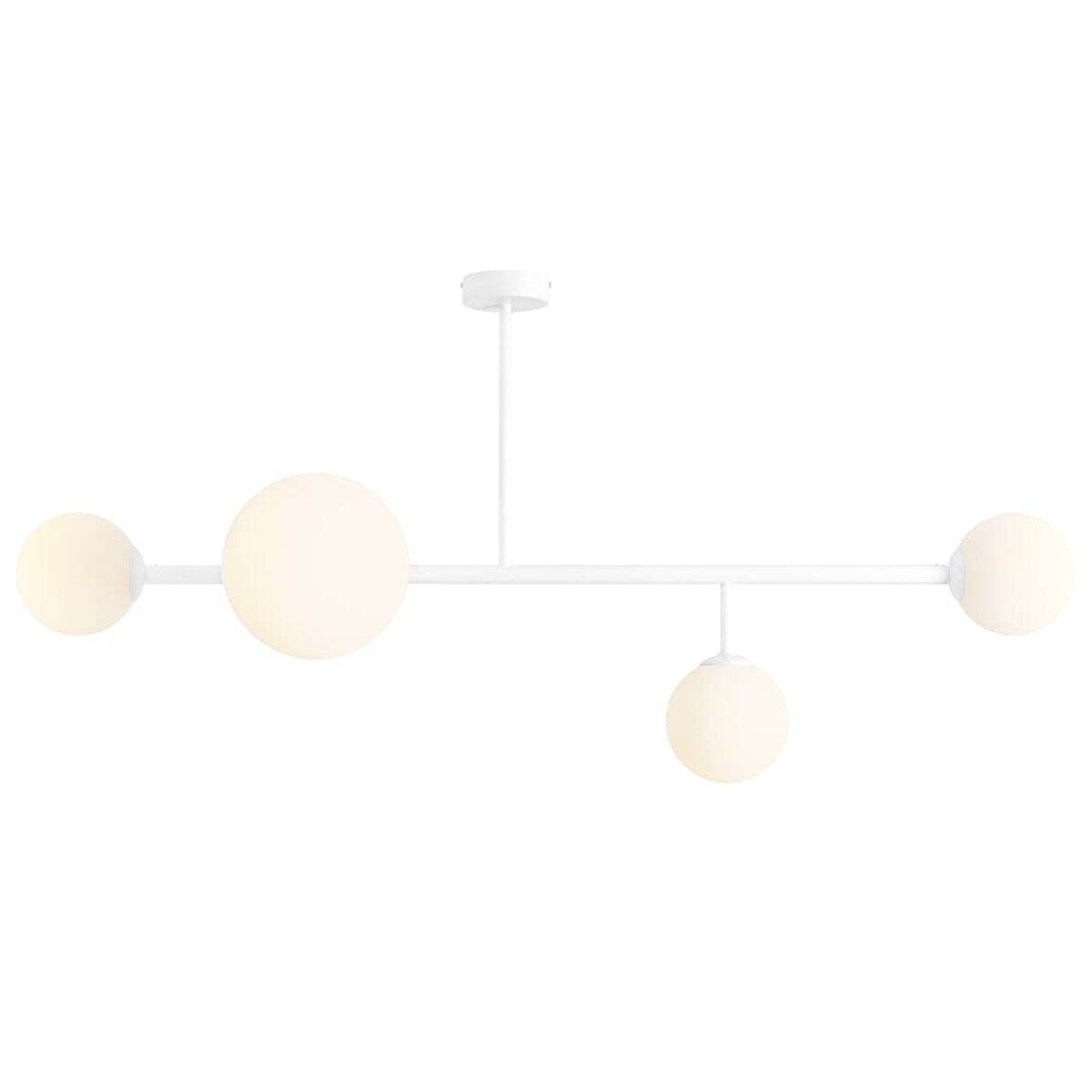 Lampa sufitowa molekuły Dione 1092PL_L Aldex do kuchni kulki biała