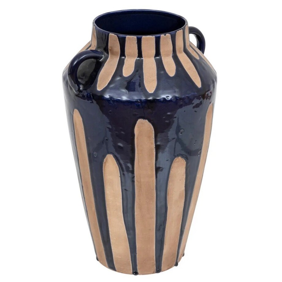 Wazon terracotta granatowy TERRA 42 cm