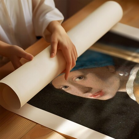 plakat johannes vermeer girl with a pearl earring 50x70