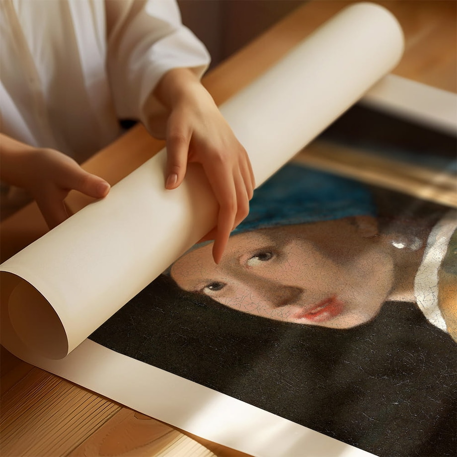 plakat johannes vermeer girl with a pearl earring 50x70