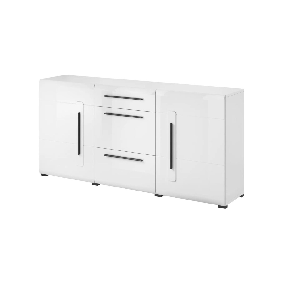 Komoda TULSA 2D3S 180 biała połysk