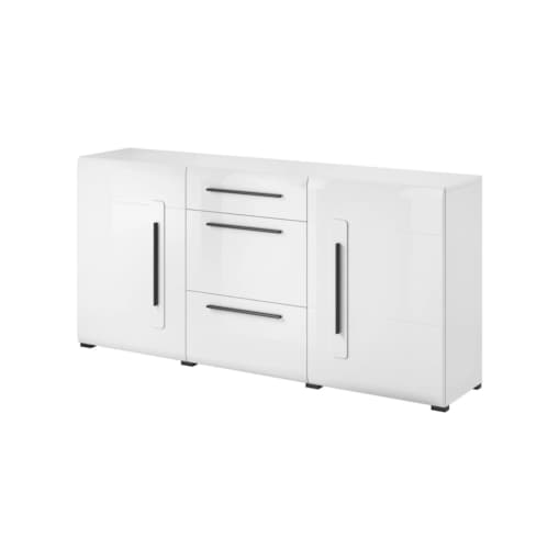 Komoda TULSA 2D3S 180 biała połysk