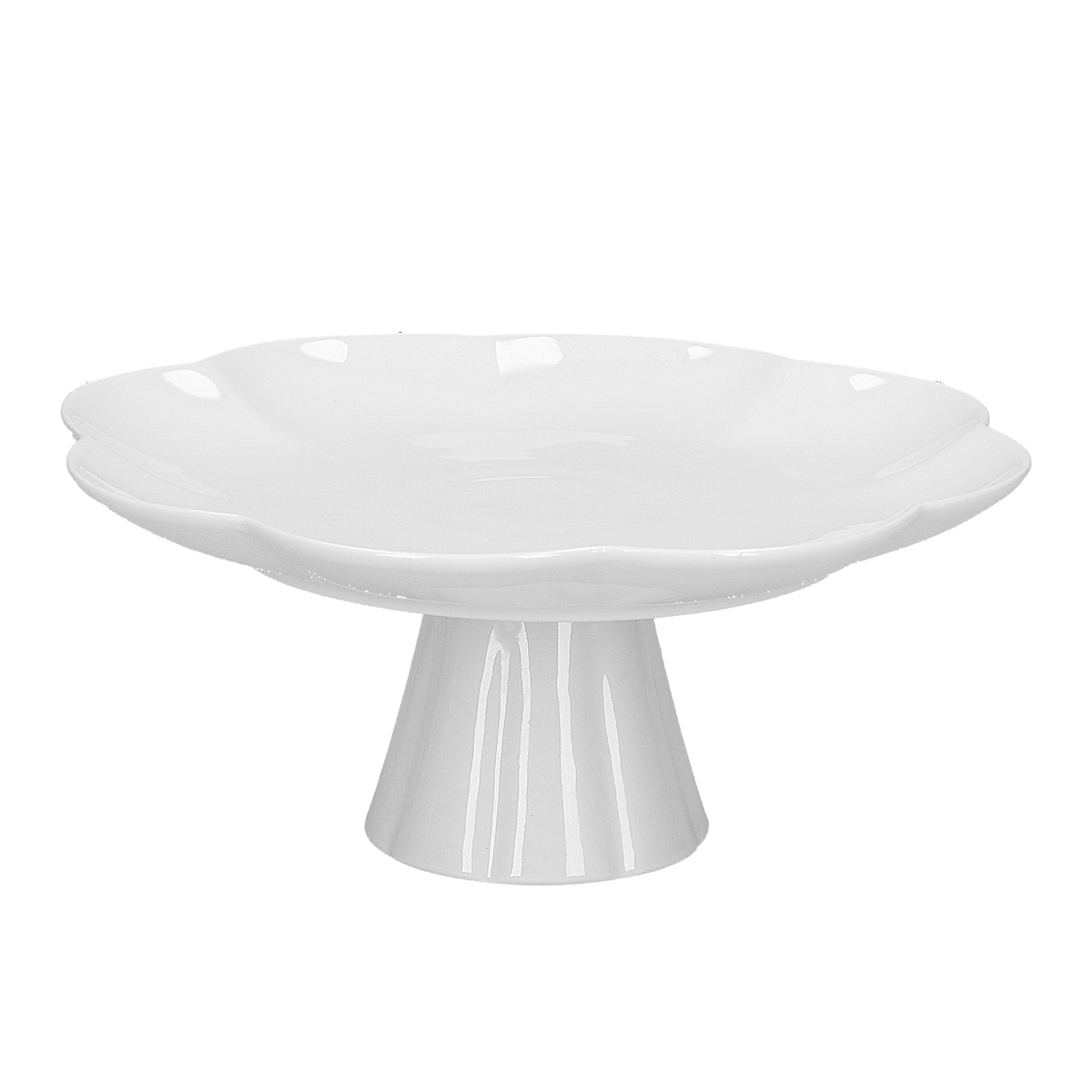 Patera do ciasta Villadeifiori - Biały, 19 cm