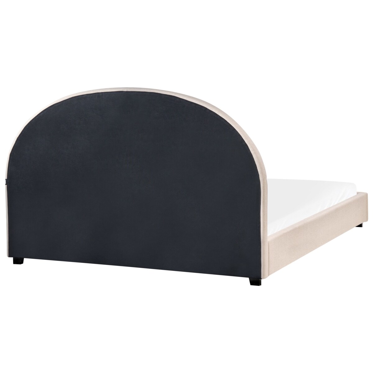 Łóżko wodne VAUCLUSE 160 x 200 cm Jasnobeżowy