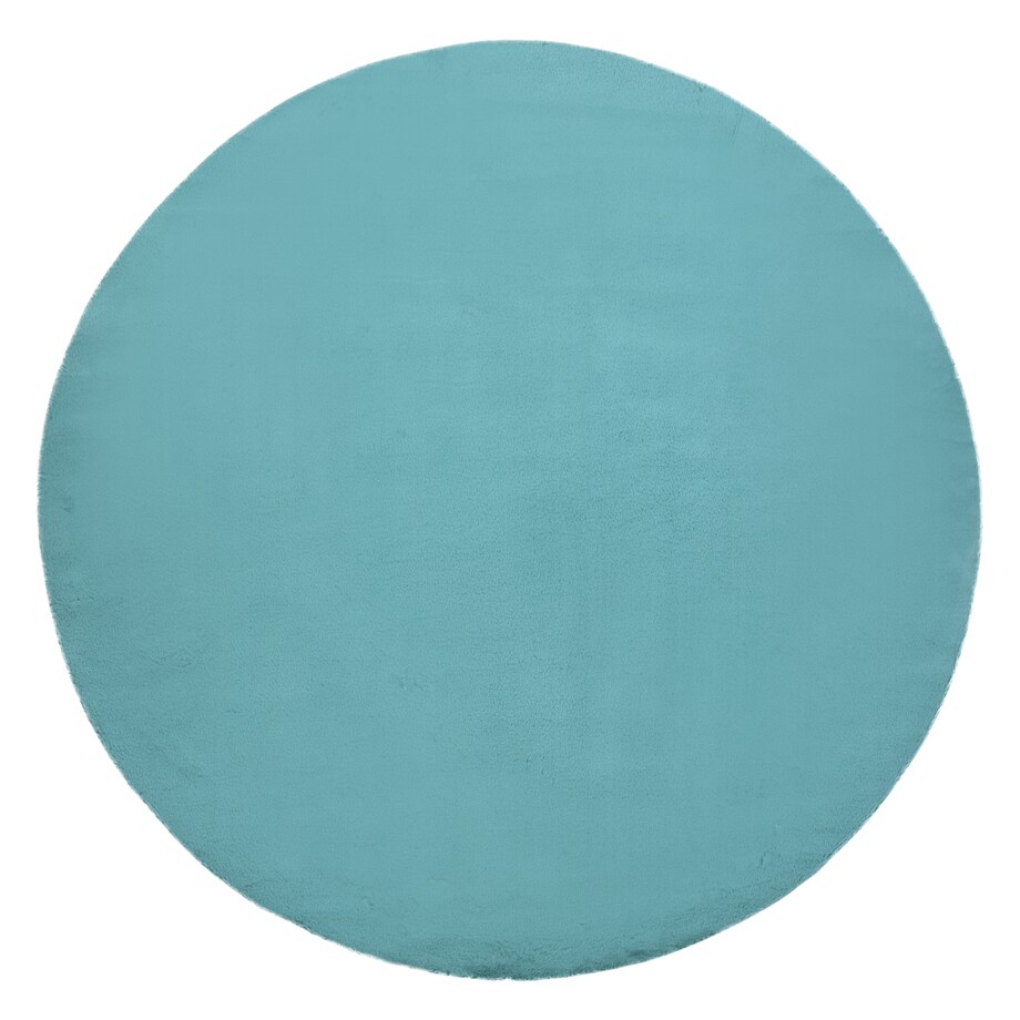 Dywan BUNNY koło aqua niebieski IMITACJA koło 80 cm