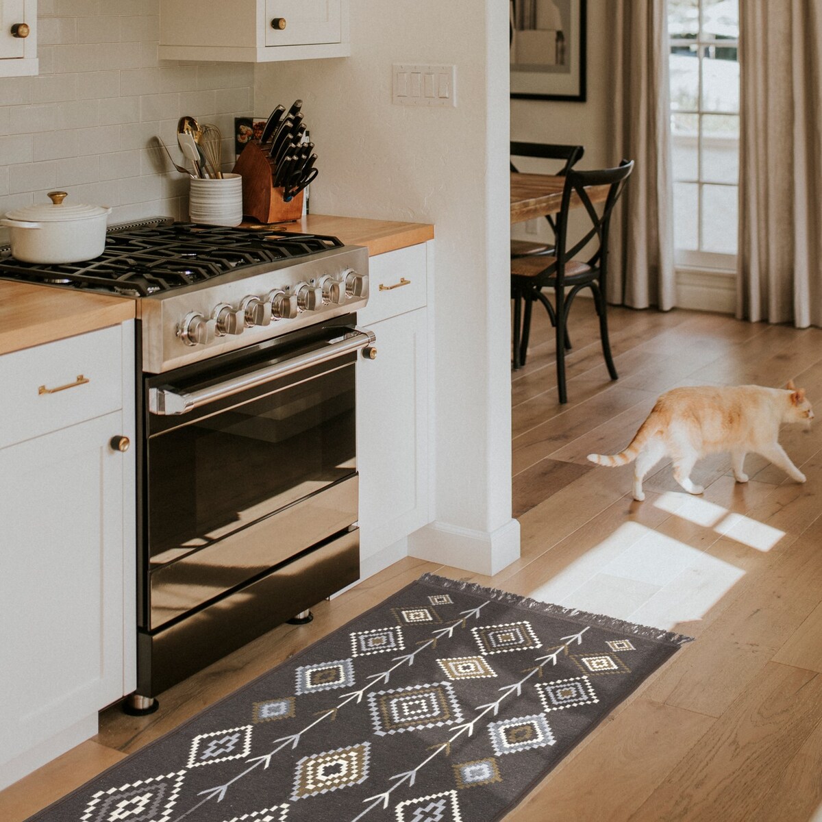 Dywan Kilim Nord 60x120 cm e-floor Aztecki brązowy