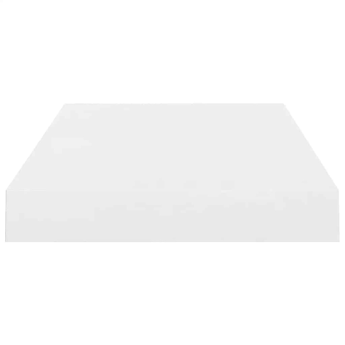 vidaXL Półka ścienna, biała, wysoki połysk, 40x23x3,8 cm, MDF