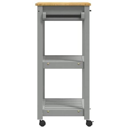 vidaXL Wózek kuchenny MONZA, 60x40x88,5 cm, lite drewno sosnowe