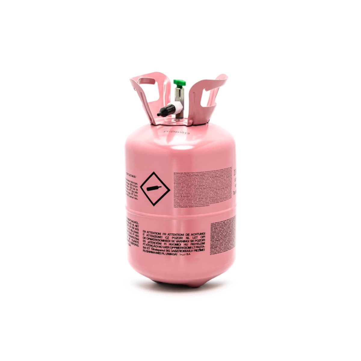 Butla z helem,różowy, 30 balonów