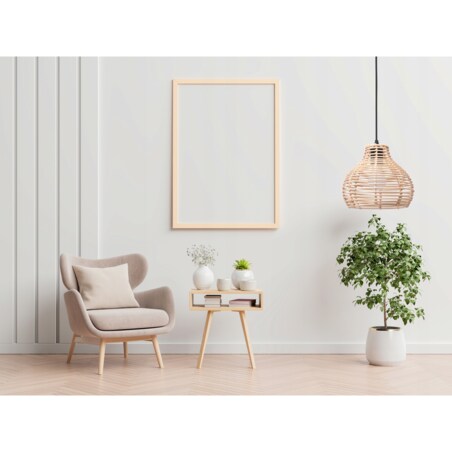 Lampa Wisząca Pleciona Bambusowa Natural Boho Xl