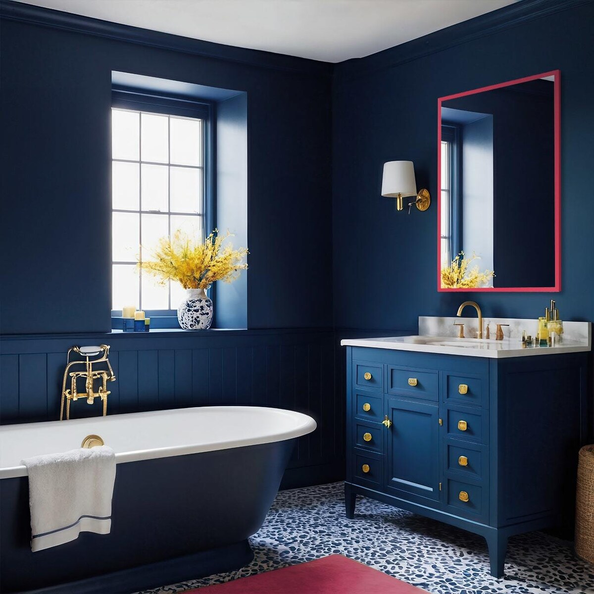 Lustro do łazienki salonu sypialni duże lustra ścienne w ramie