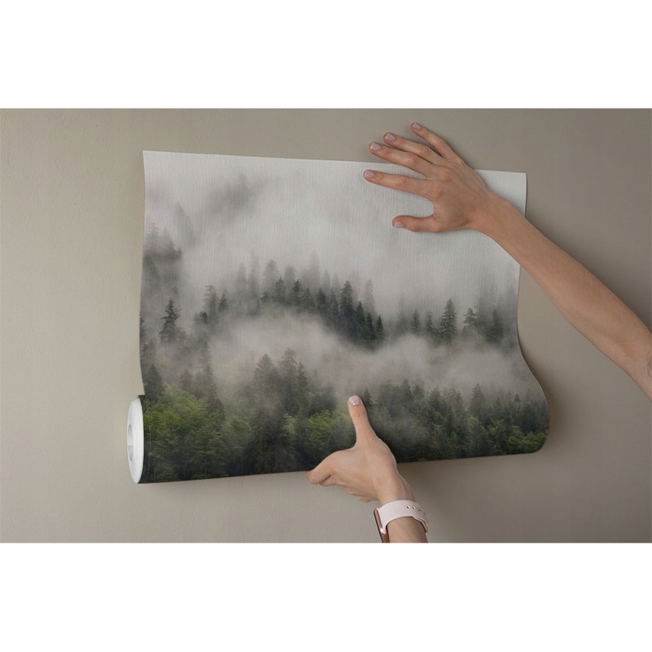 FOTOTAPETA 01-LAS_WE_MGLE DO SYPIALNI SALONU TAPETA ŚCIENNA 400x280