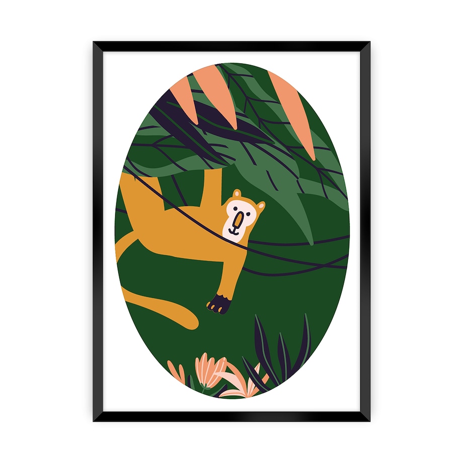 Obrazek Jungle Life monkey, 30 x 40