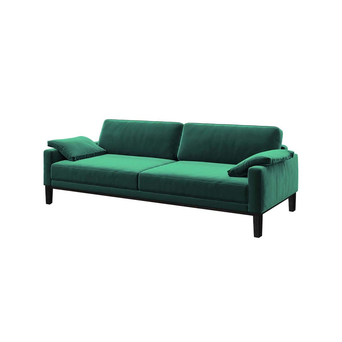 Sofa 3-osobowa Musso - ciemnozielona