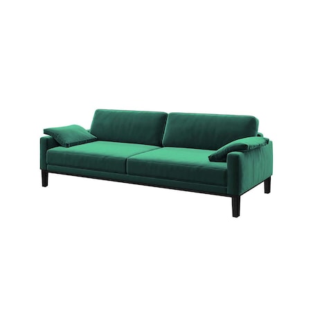 Sofa 3-osobowa Musso - ciemnozielona