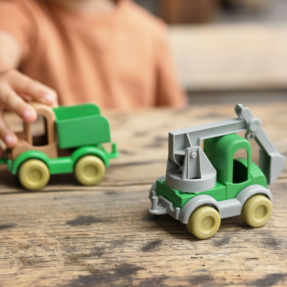 Replay Kid Cars Zestaw WADER Wywrotka i Koparka Zabawki Pojazdy Dla Dzieci