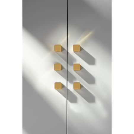 LANA S uchwyt jednopunktowy mosiężny polerowany lakierowany