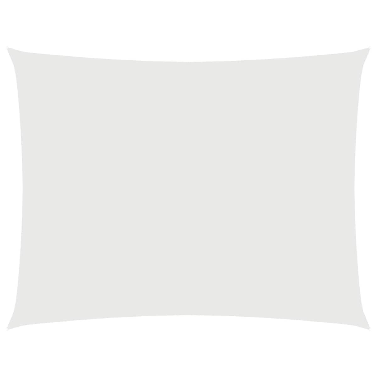 vidaXL Prostokątny żagiel ogrodowy, tkanina Oxford, 4x5 m, biały