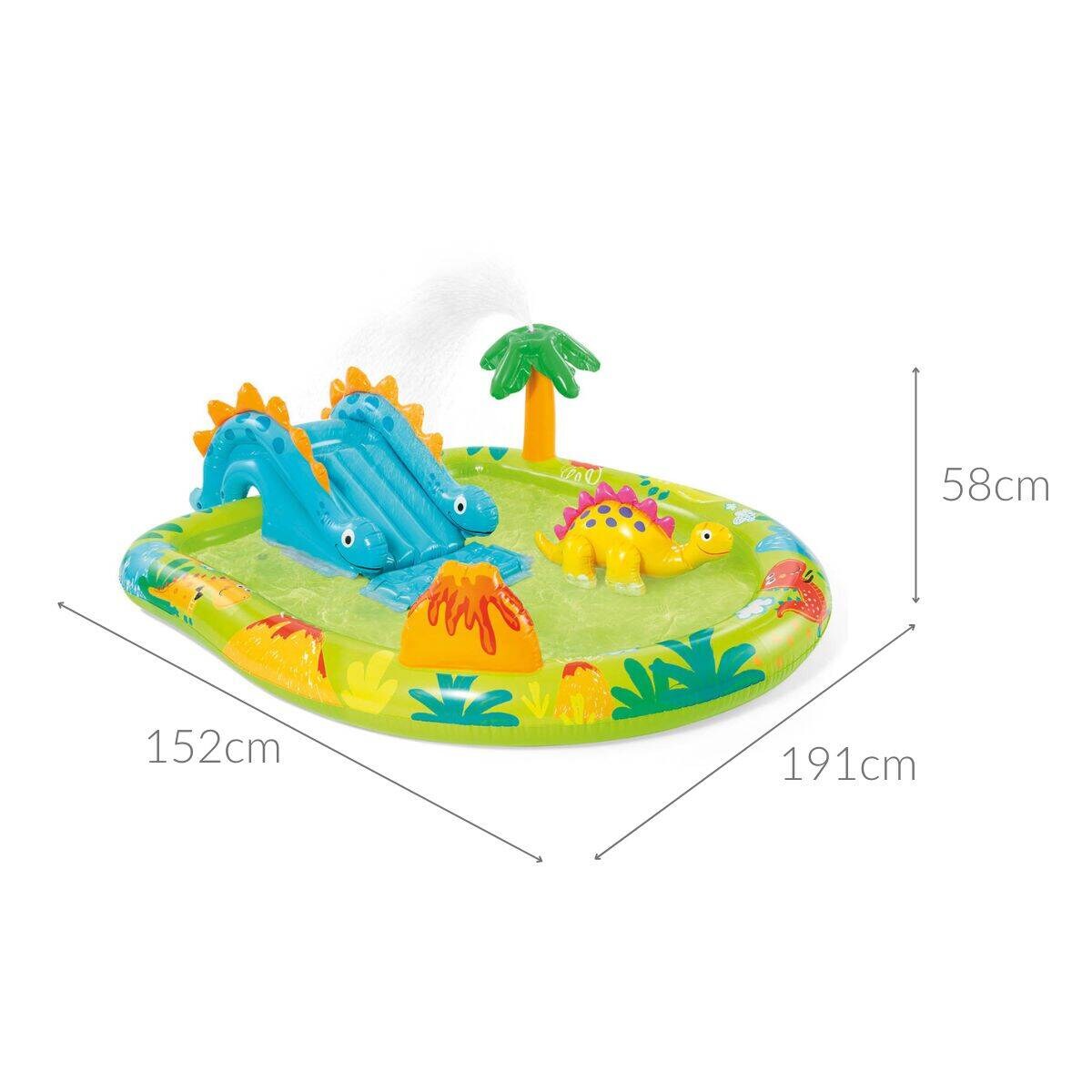Basen dmuchany dla dzieci HAPPY DINO, INTEX