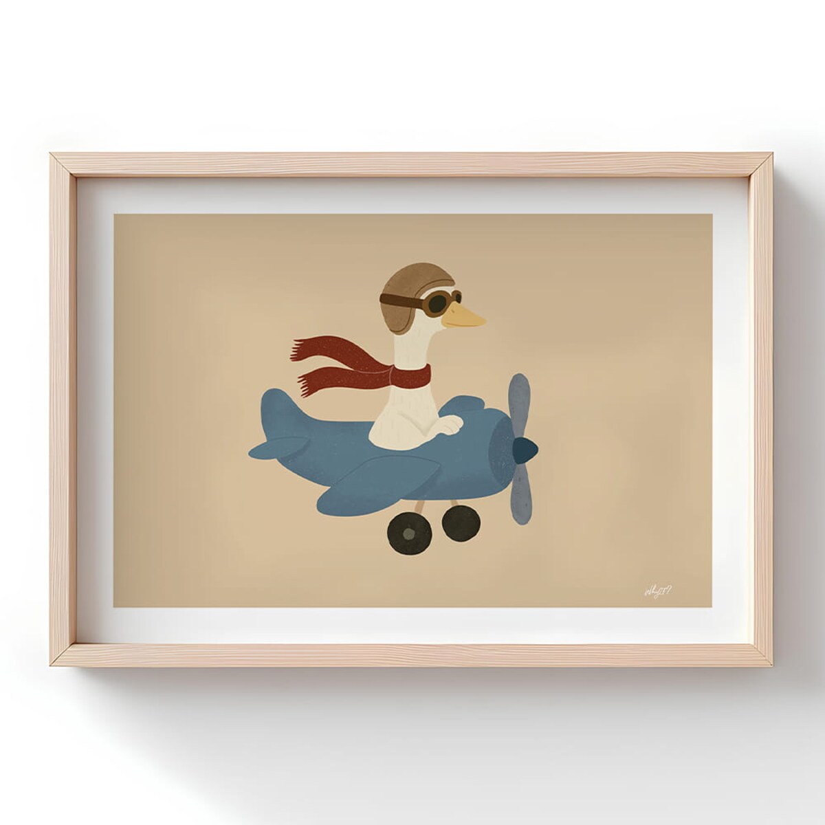 plakat kapitan gęś 70x100