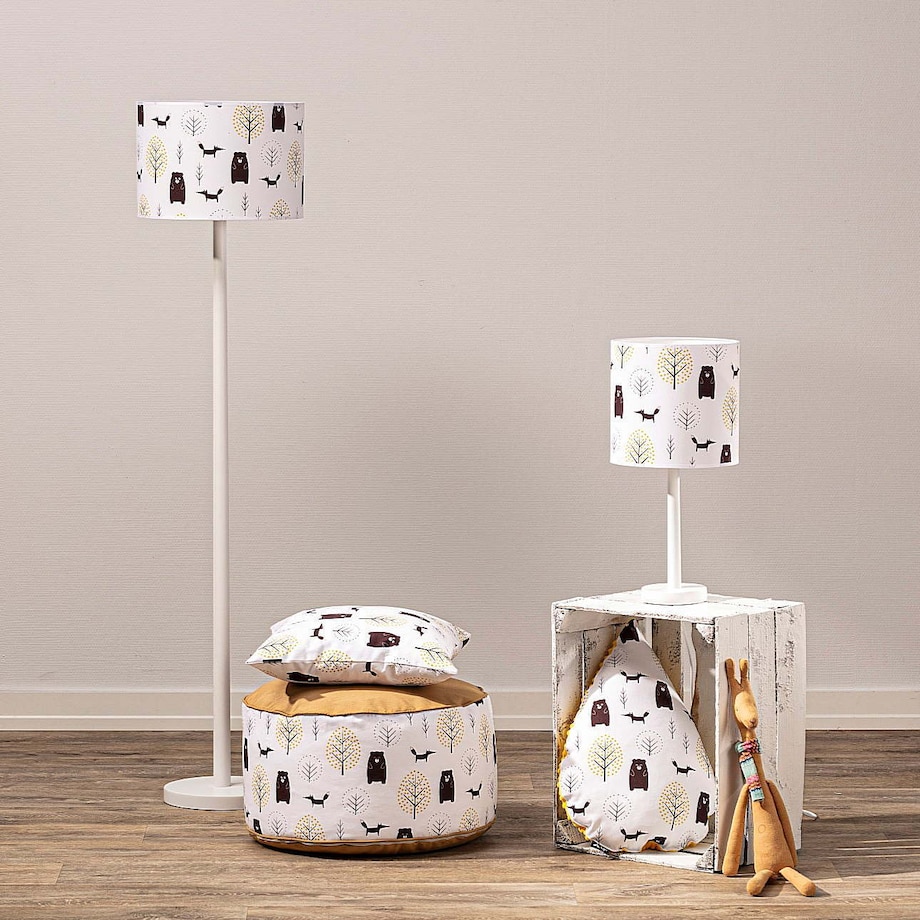 Lampa podłogowa Scandi Forest, 35x35x148,15