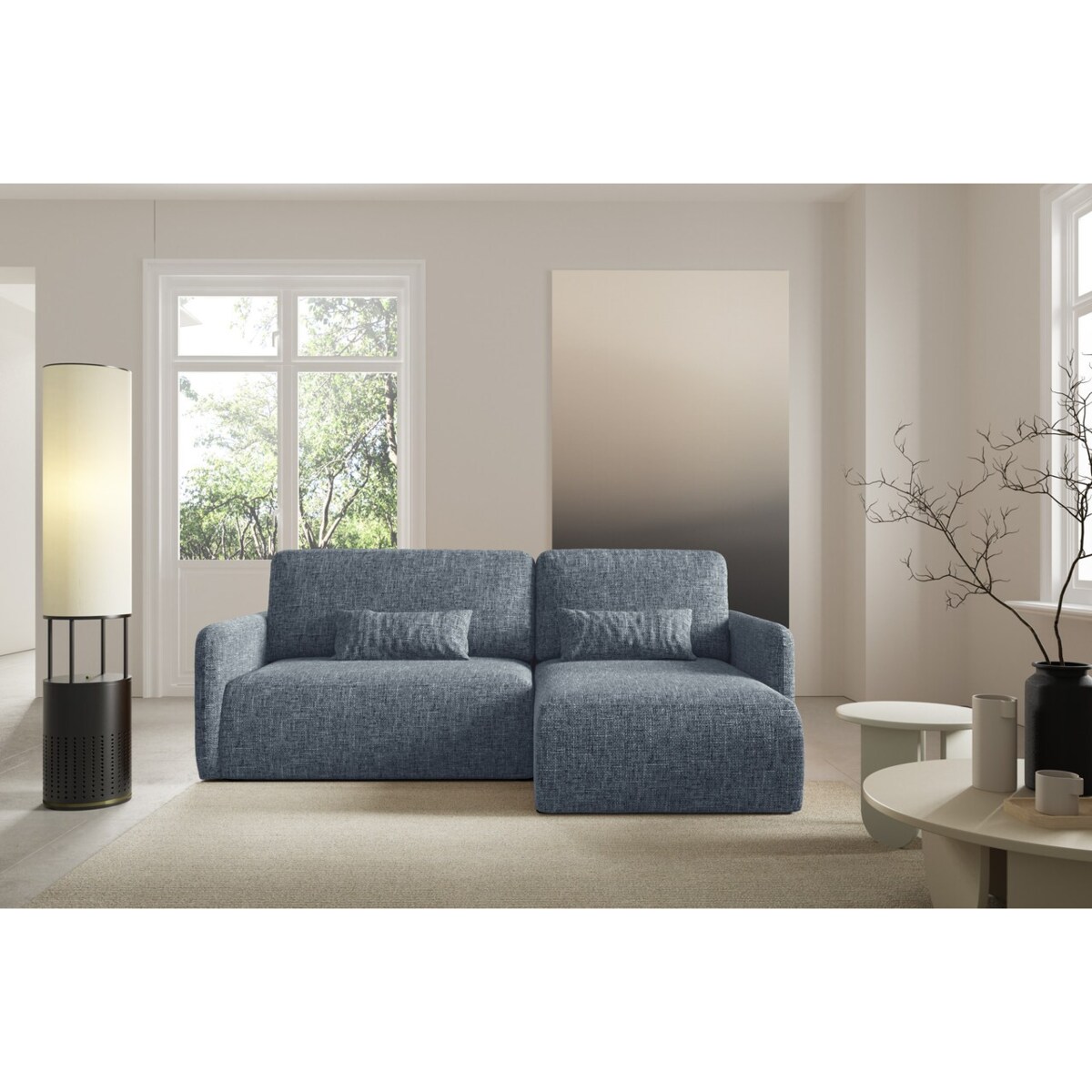 Narożnik LIVELLO L z funkcją spania Kolor: IMO 45