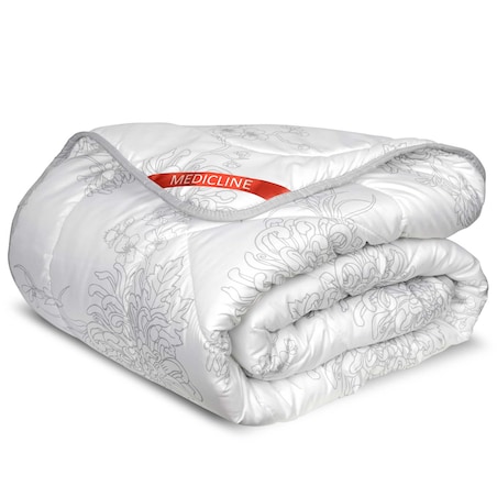 Kołdra Antyalergiczna Całoroczna Drukowana Silikon 200X220 Cm Wzór Kwiaty