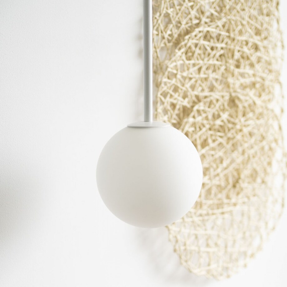 GLADIO biała sufitowa lampa wisząca