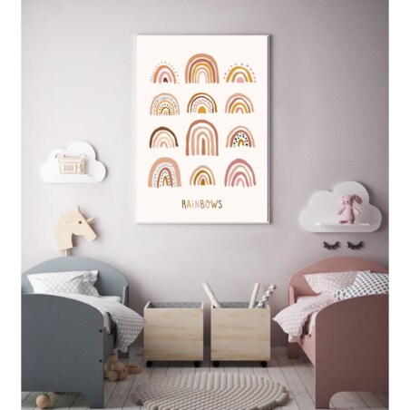 Poster Story, Plakat, Obraz - Ozdobne Tęcze, wymiary 42 x 60 cm