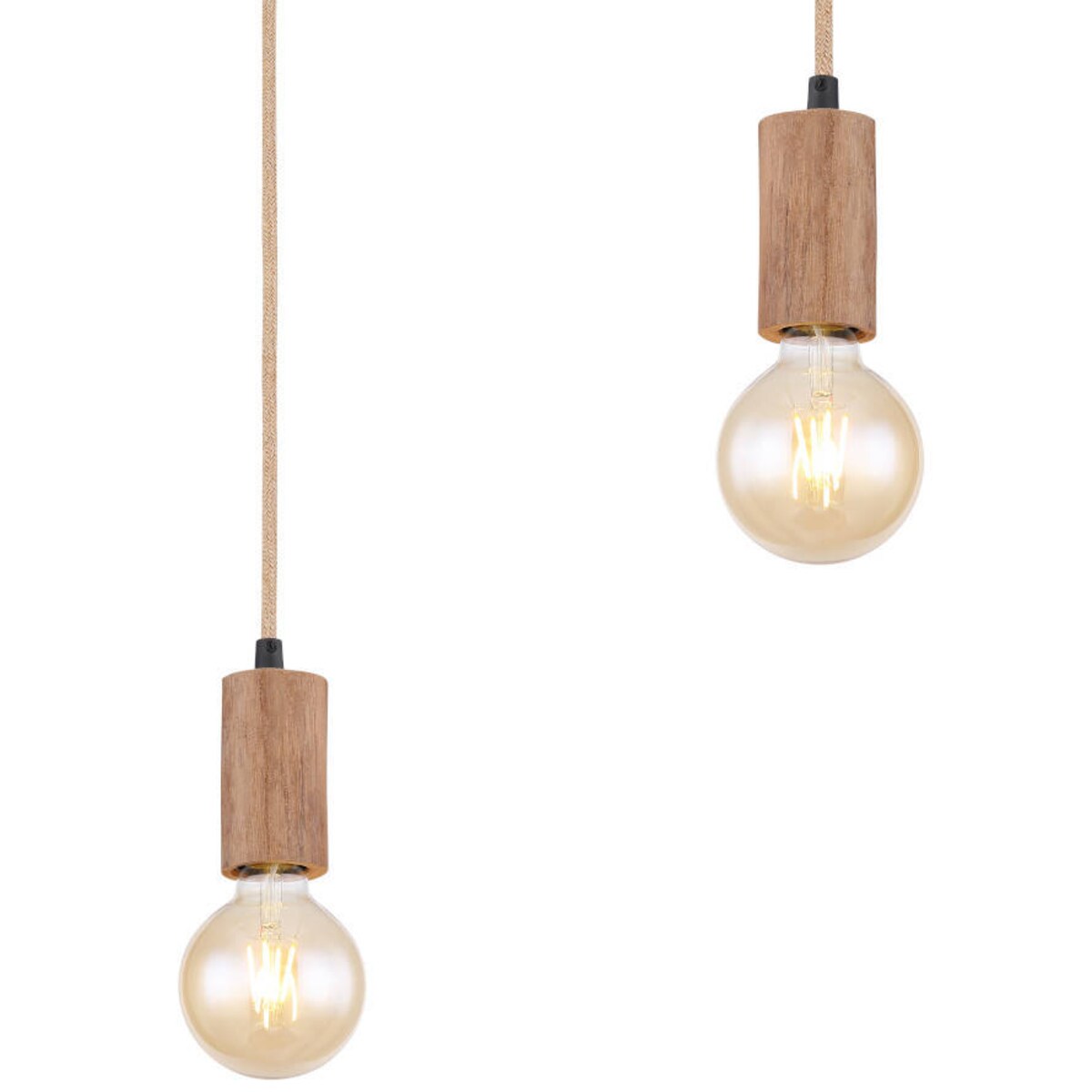 Wisząca LAMPA skandynawska FRIDA 69069-3H Globo metalowa OPRAWA pająk ZWIS hygge brązowy czarny